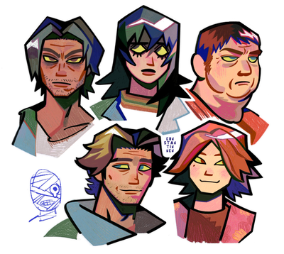 Tulpar Crew AU || Cooking
