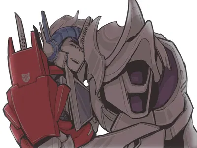 Optimus prime and Megatron