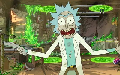 Rick and Morty are up to something in their garage