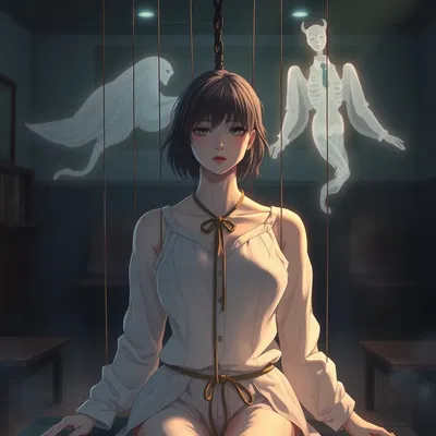 Helen is under the influence of the guardian spirit