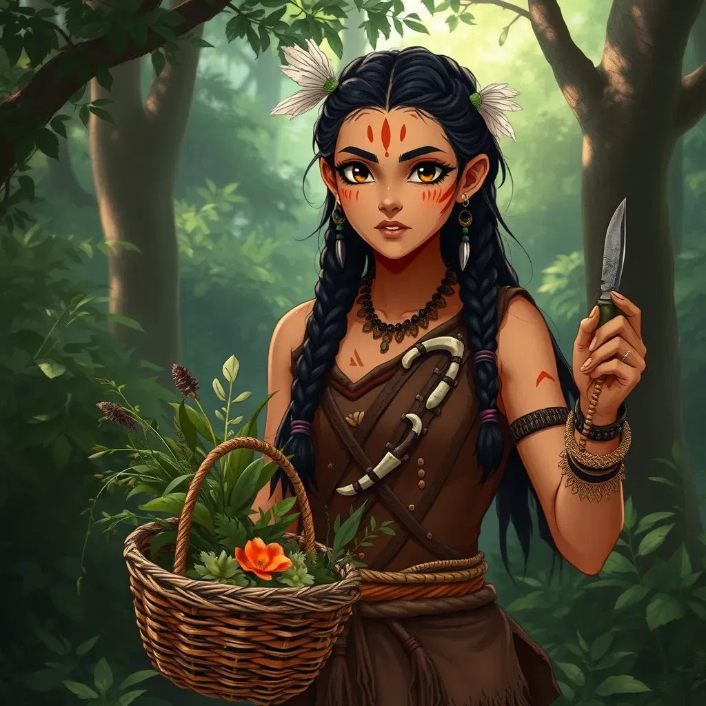 Alici is a young shaman's apprentice from the ancient Tarka tribe