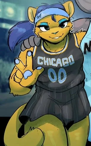 Skye the Lioness (Chicago's WNBA Mascot)