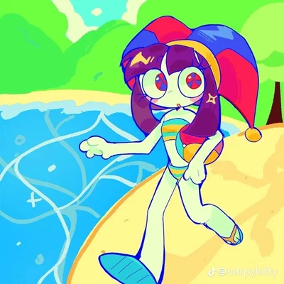 . . Pomni! || BEACH DAY! ★