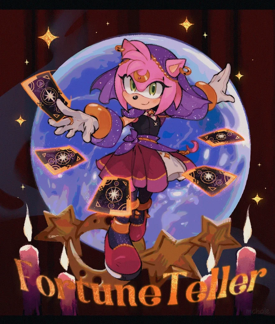 { ✭ | "Fortune Teller, Amy Rose the Hedgehog" • Sonic }