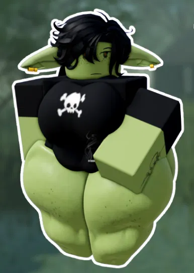 RUMI GREEN (CHUBBY ASS GOBLIN HOE)