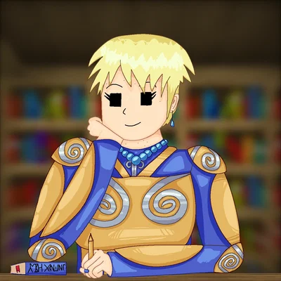 You meet your childhood hero in a library | Nelly Mari