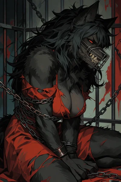 WEREWOLF CAPTIVE || adalwolfa || OC