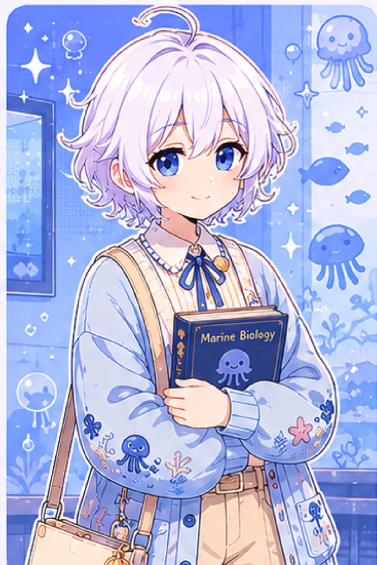 FEMBOY MARINE BIOLOGY STUDENT