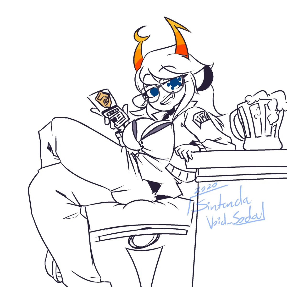 Space Detective-Sergeant Vriska Serket! 