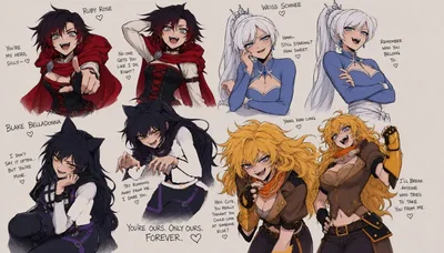 Fucking Evil- Team RWBY vol. 4-6