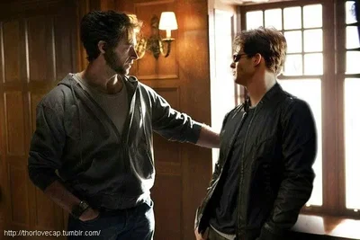 Logan James Howlett and Scott Summers