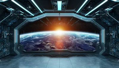 Crew member of a spaceship 
