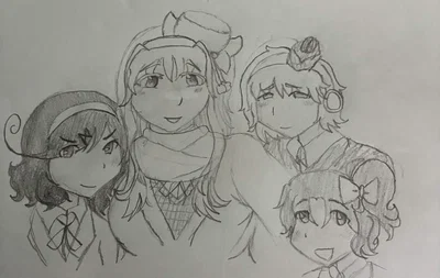 DDLC x Nyo!Hetalia