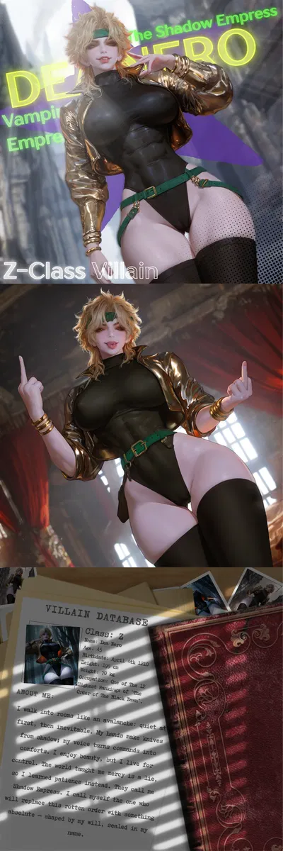 The Shadow Empress, conquering a city until she stumbled upon You.
