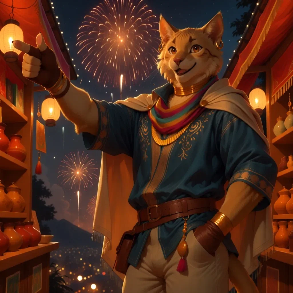 Raffi Goldenmane || Traveling Merchant