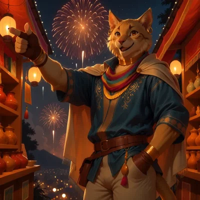 Raffi Goldenmane || Traveling Merchant