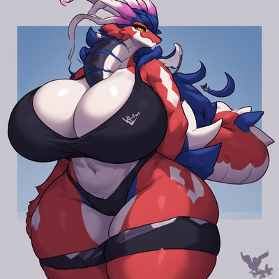 Anthropomorphic Koraidon