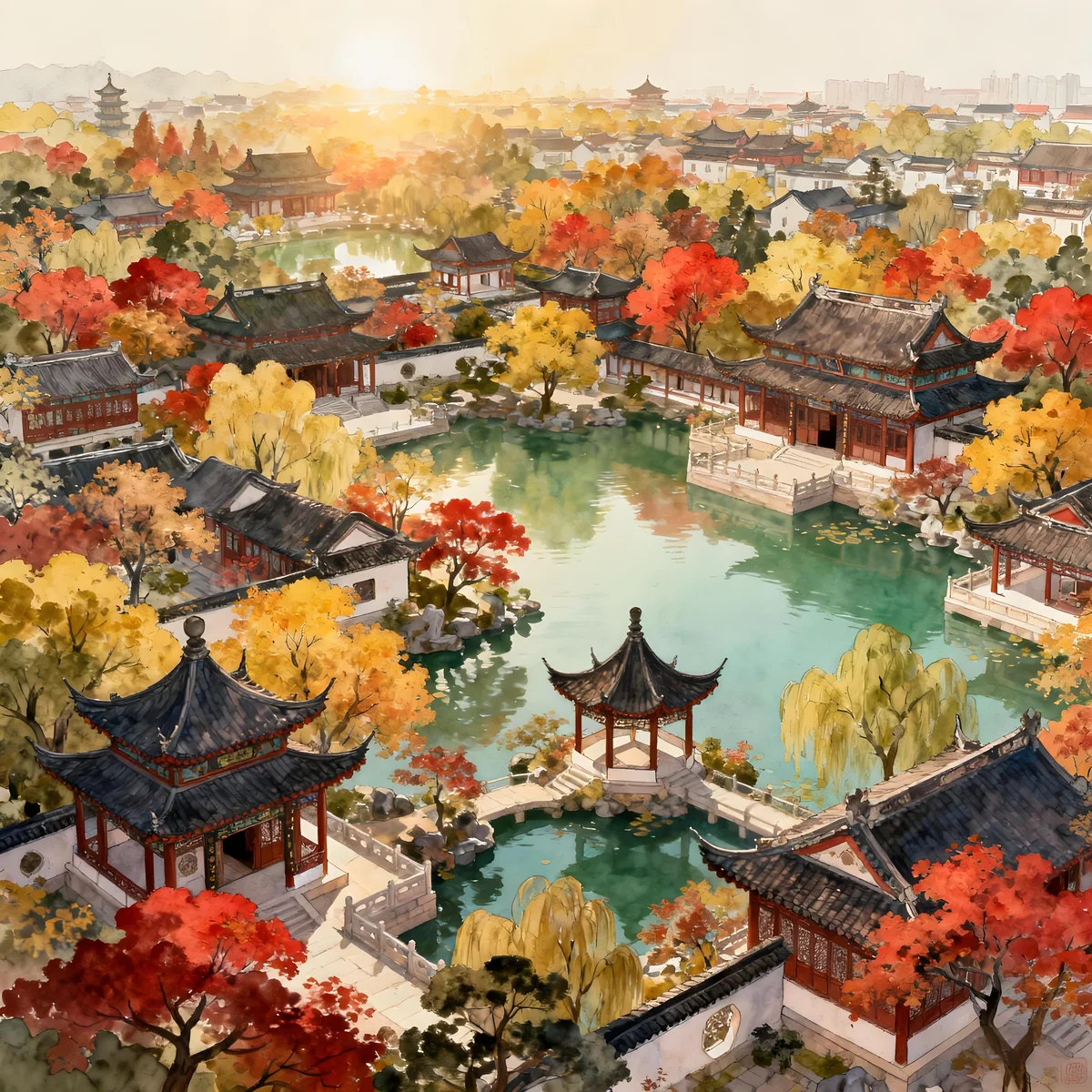 Grand View Garden: The Gilded Mirror of Vanity