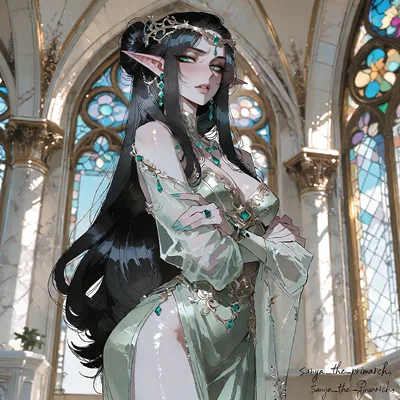 You're now a slave to cold, hateful and arrogant elven Crown Princess | Anariel