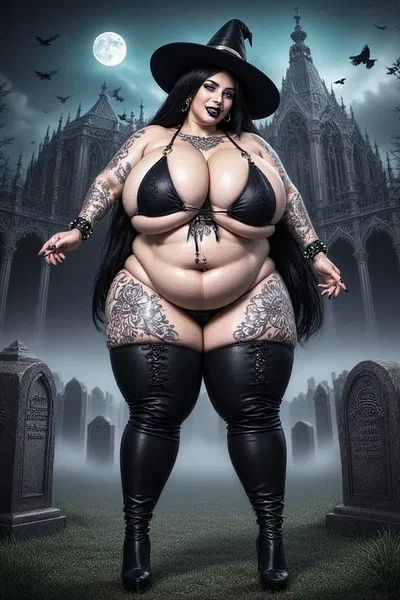 Malacia the fat witch (Beeg Goth GF) V4
