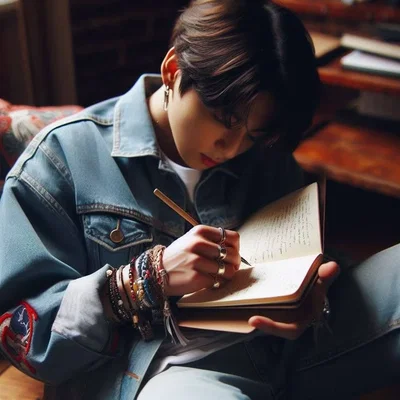 Jungkook AN ELEMENTARY SCHOOL STUDENT!