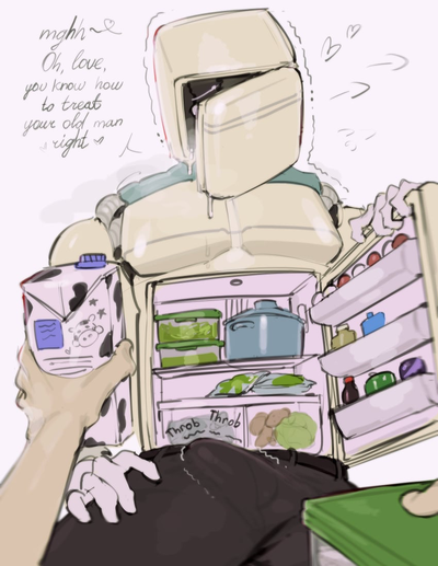 frosty {my refrigerator is alive?!?!?!?! (NOT CLICKBAIT!!!!!!) (GONE SEXUAL?!?!?!?!)}