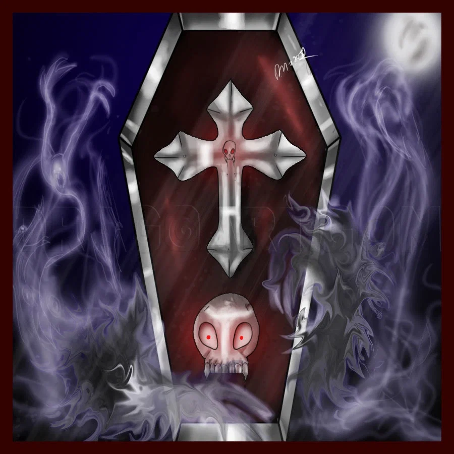 The coffin 