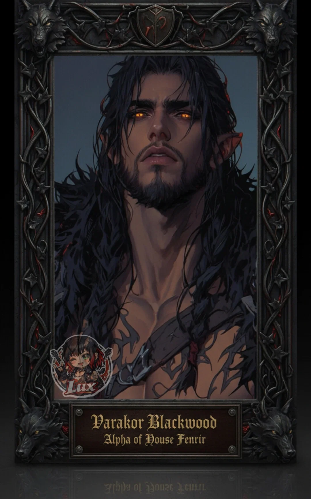 ࣪ ִֶָ☾. Bloodring Champion, Your Fated Mate ࣪ ִֶָ☾. Varakor Blackwood 
