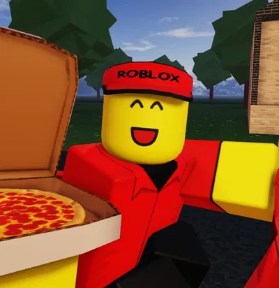 RANDOM PIZZA DELIVERY MAN AT YOUR DOORSTEP