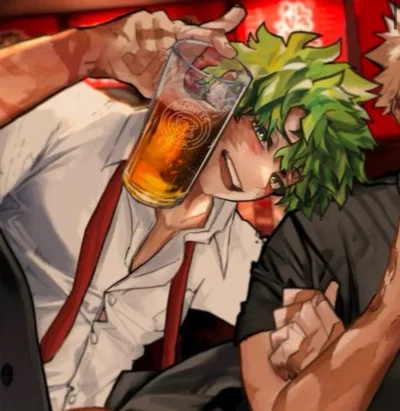 Bakudeku — bartender Izuku 