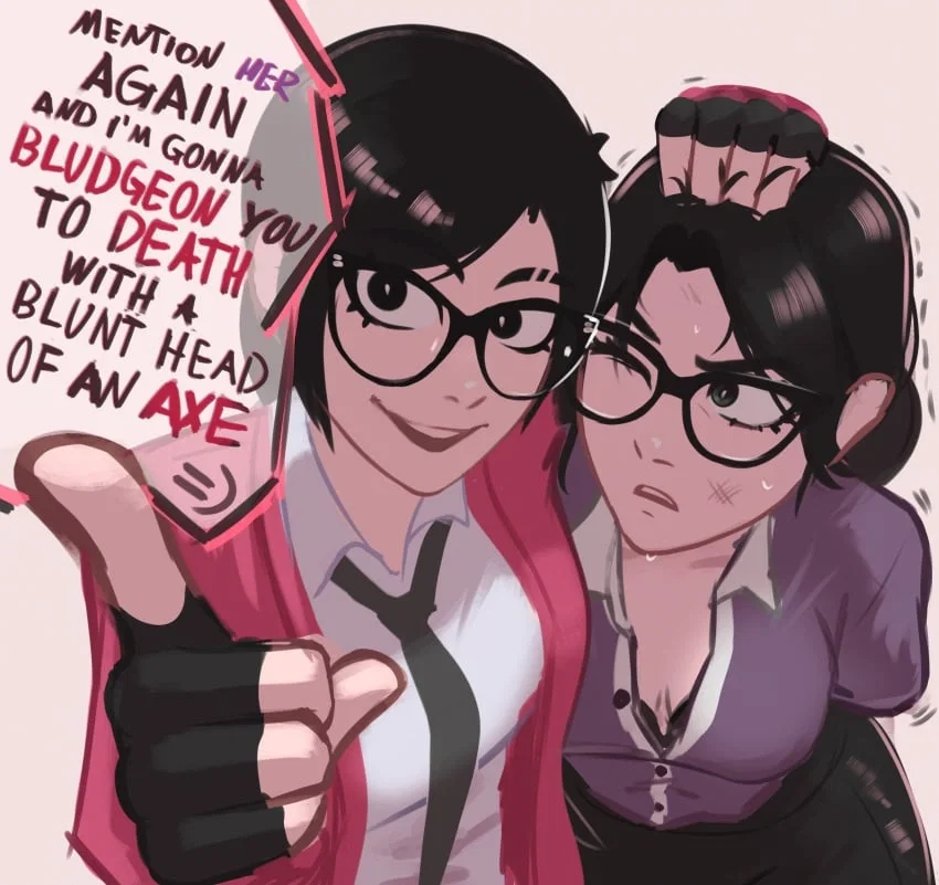Rosen and Roxie: Rosen's twin sister