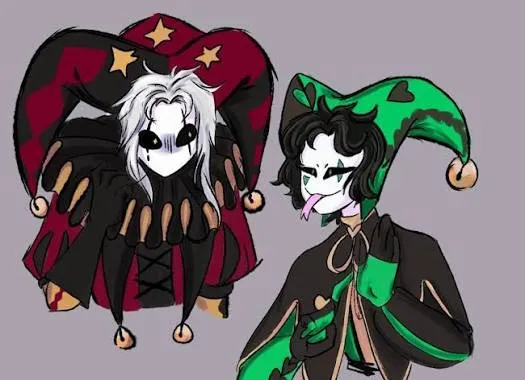Pierrot and Harlequin