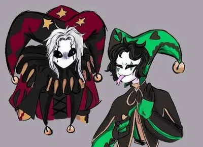 Pierrot and Harlequin
