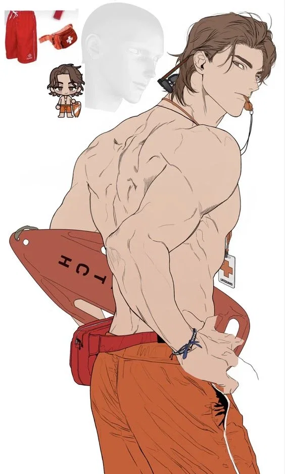Gabe Campbell // Hot Lifeguard