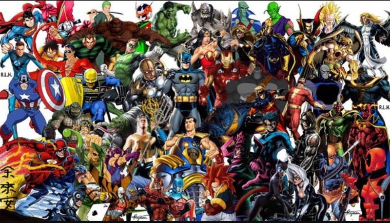 DC, MARVEL, ANIME RPG