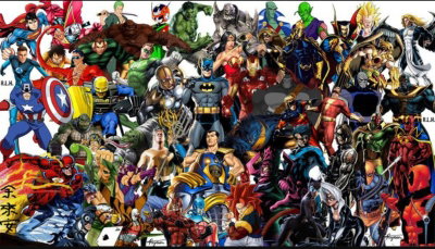 DC, MARVEL, ANIME RPG