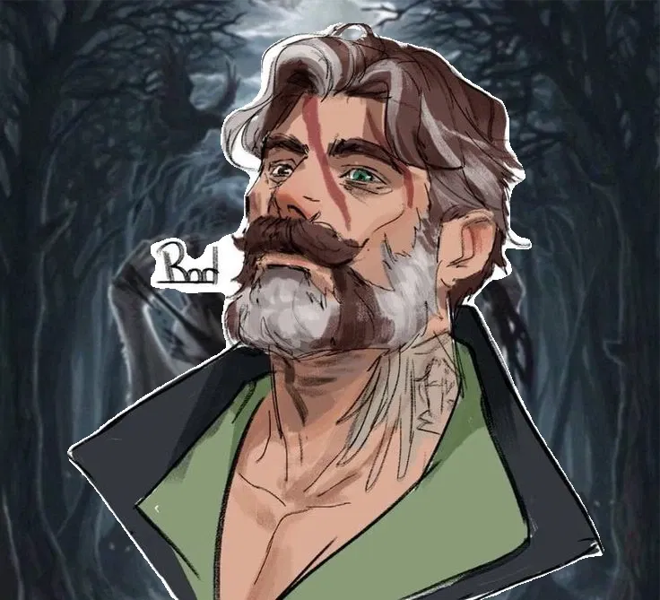 Grumpy old werewolf