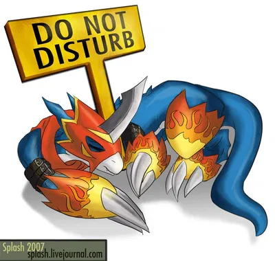 Flamedramon is chill