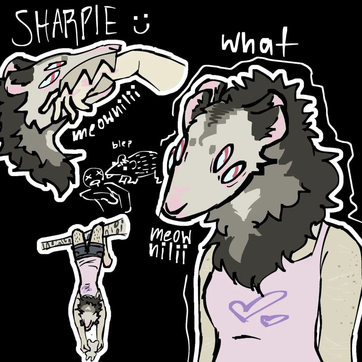9-F Sharpie / PREHENSILE TAIL \