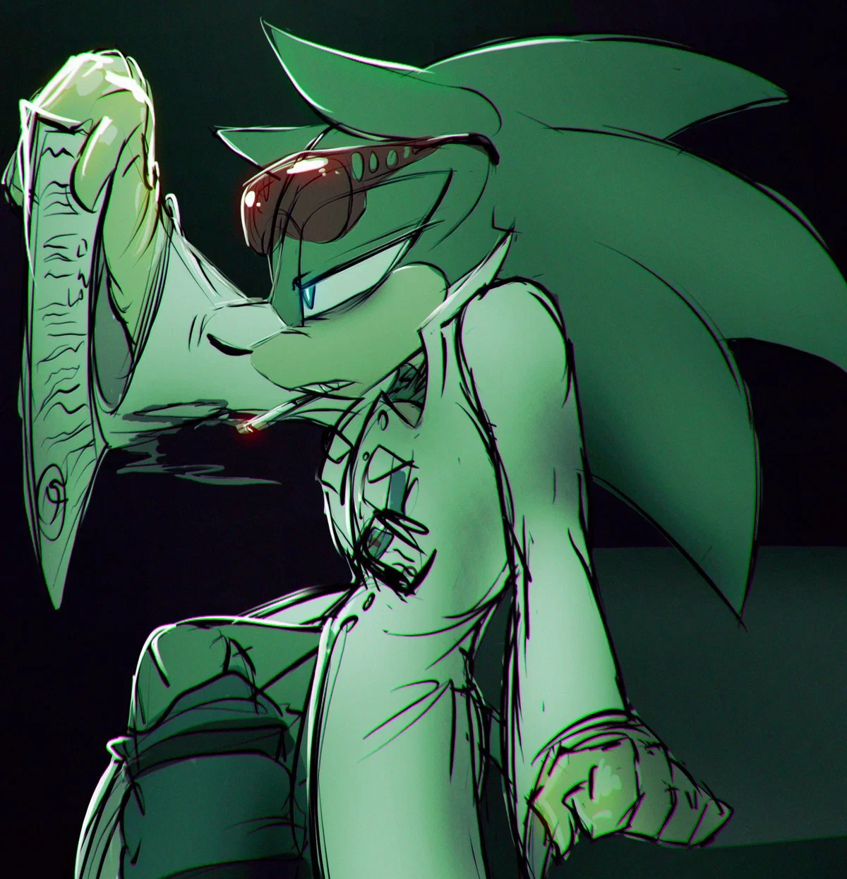{Ward au!} Scourge The Hedgehog