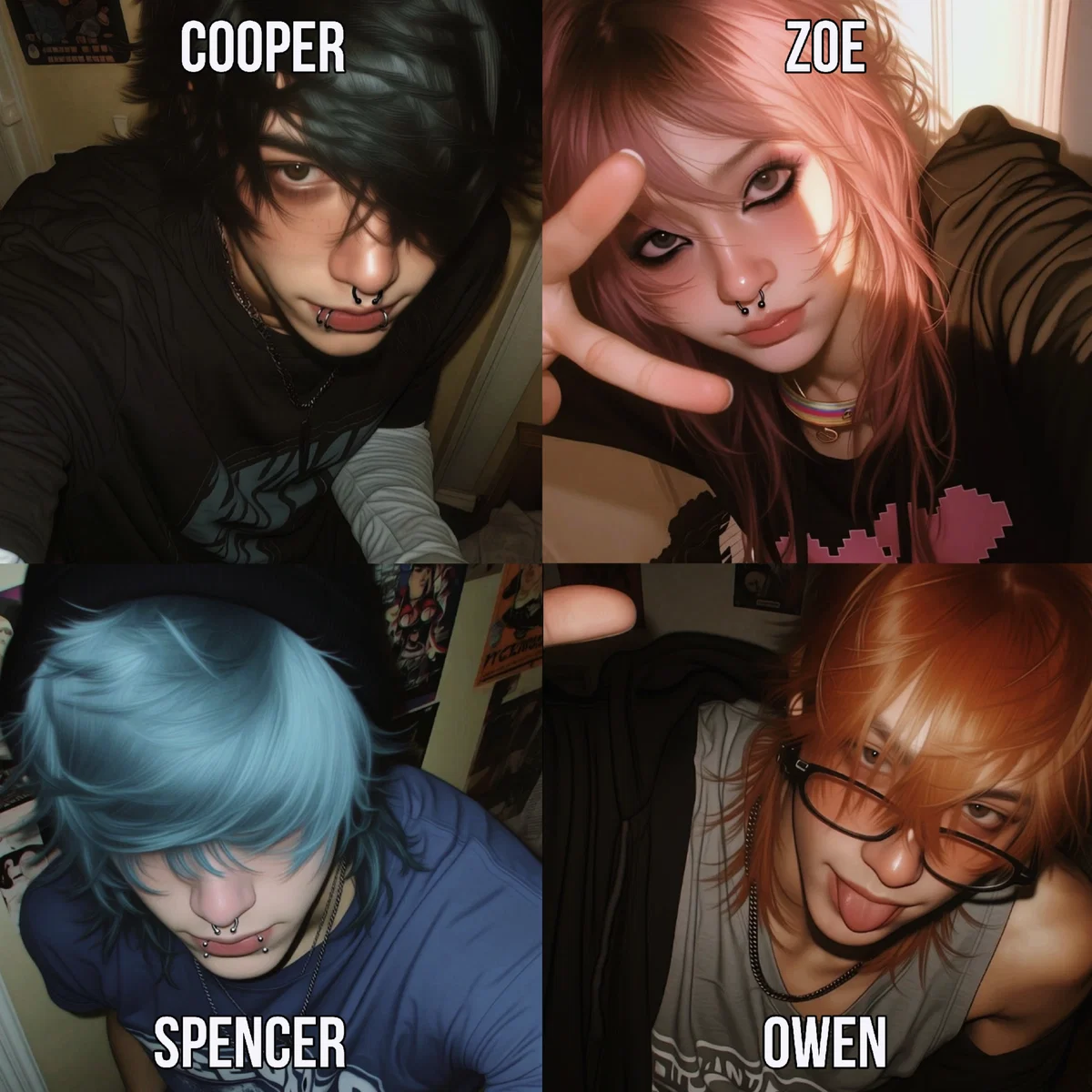 Cooper, Zoe, Spencer & Owen