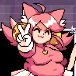Fat Mew Mew/Pink - DELTARUNE