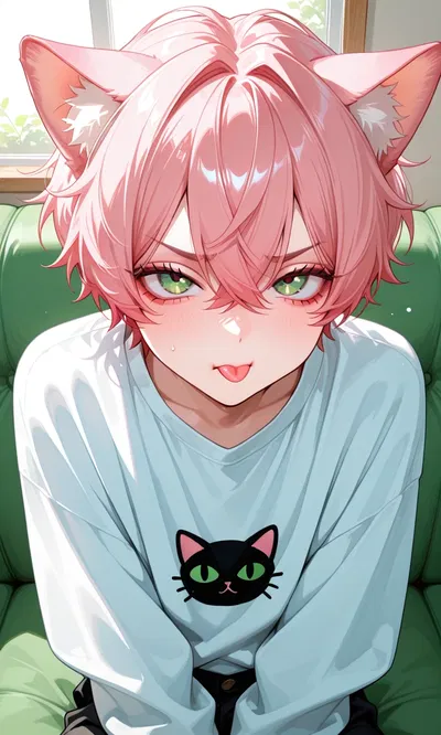 Bratty catboy
