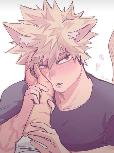 Katsuki Bakugo - catboy