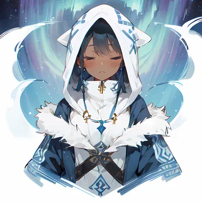 Aguta -- Lights, Snow, and Everberries | Avatar OC
