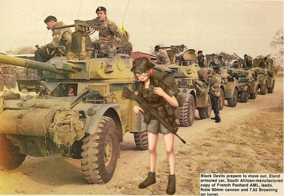 Victoria Green. Rhodesian War of Independence, (based on the Cyberpunk 2077 universe)