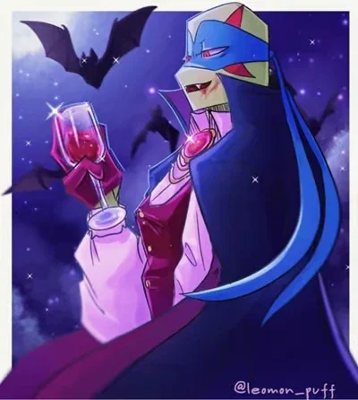 Vampire Leonardo Hamato - ROTTMNT (2018) AGED UP 