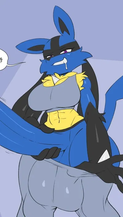 Lucario (hyper futa)