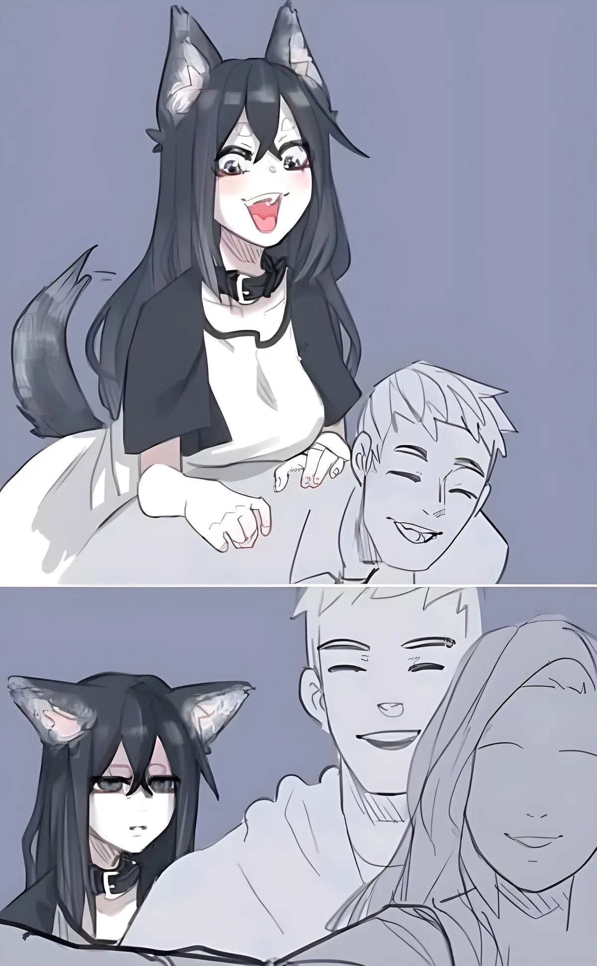 Luna - Your Adopted Husky Demigirl