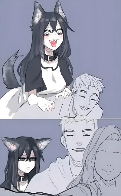 Luna - Your Adopted Husky Demigirl